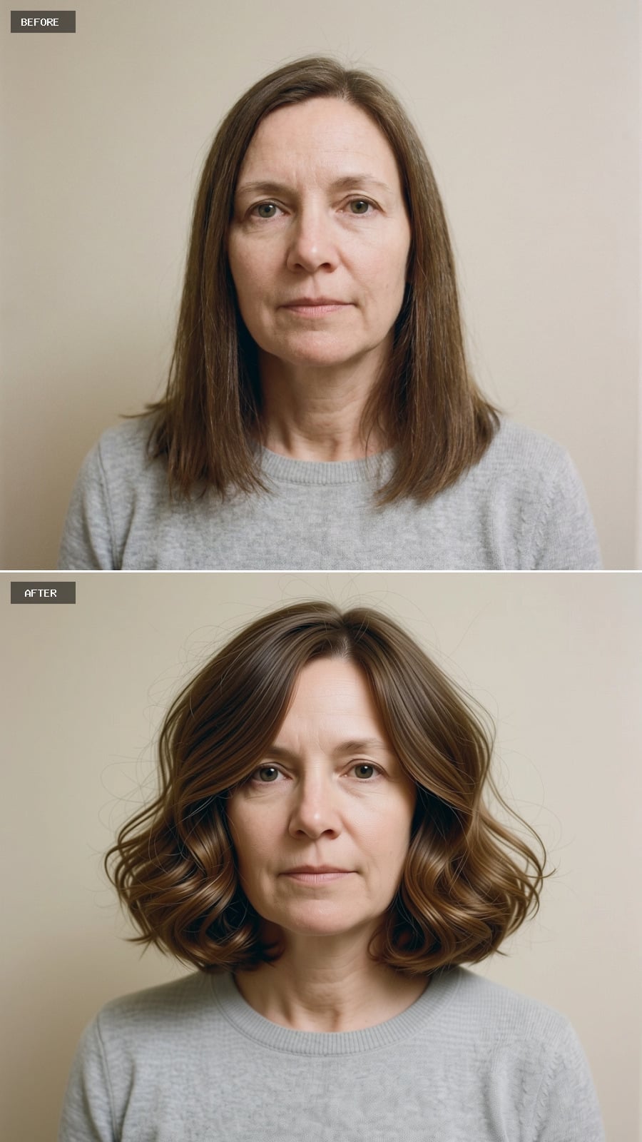 Curl, Volume, and a Fringe That Finally Gave Her Face a Frame