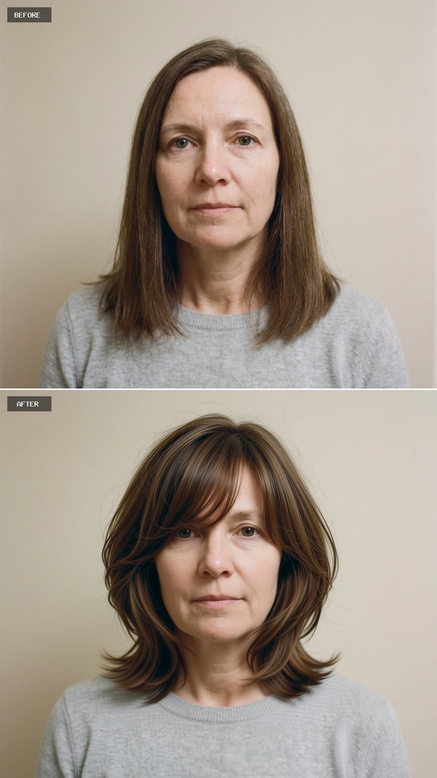 Layers and a Fringe That Finally Give Fine Hair Somewhere to Go