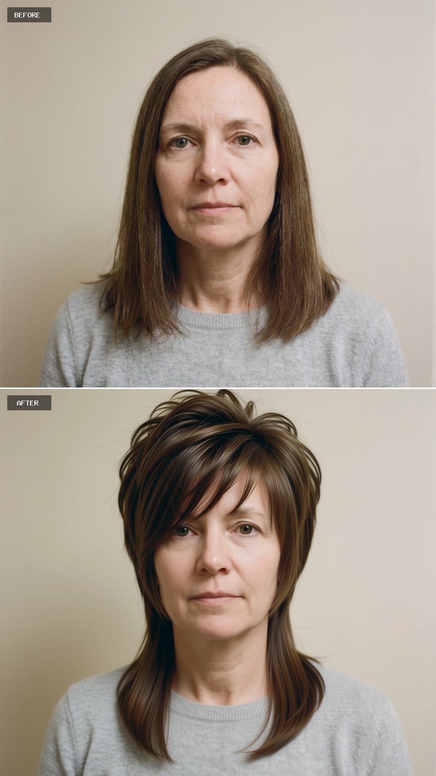 Voluminous Shag With Side-Swept Bangs That Actually Solved Something