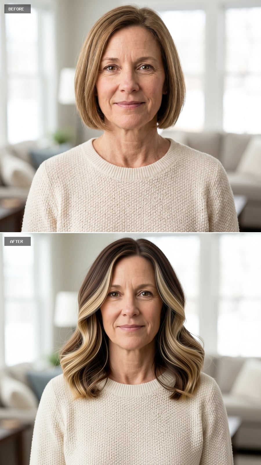 Dark Roots and Blonde Front Pieces Add Contrast Without Losing Depth