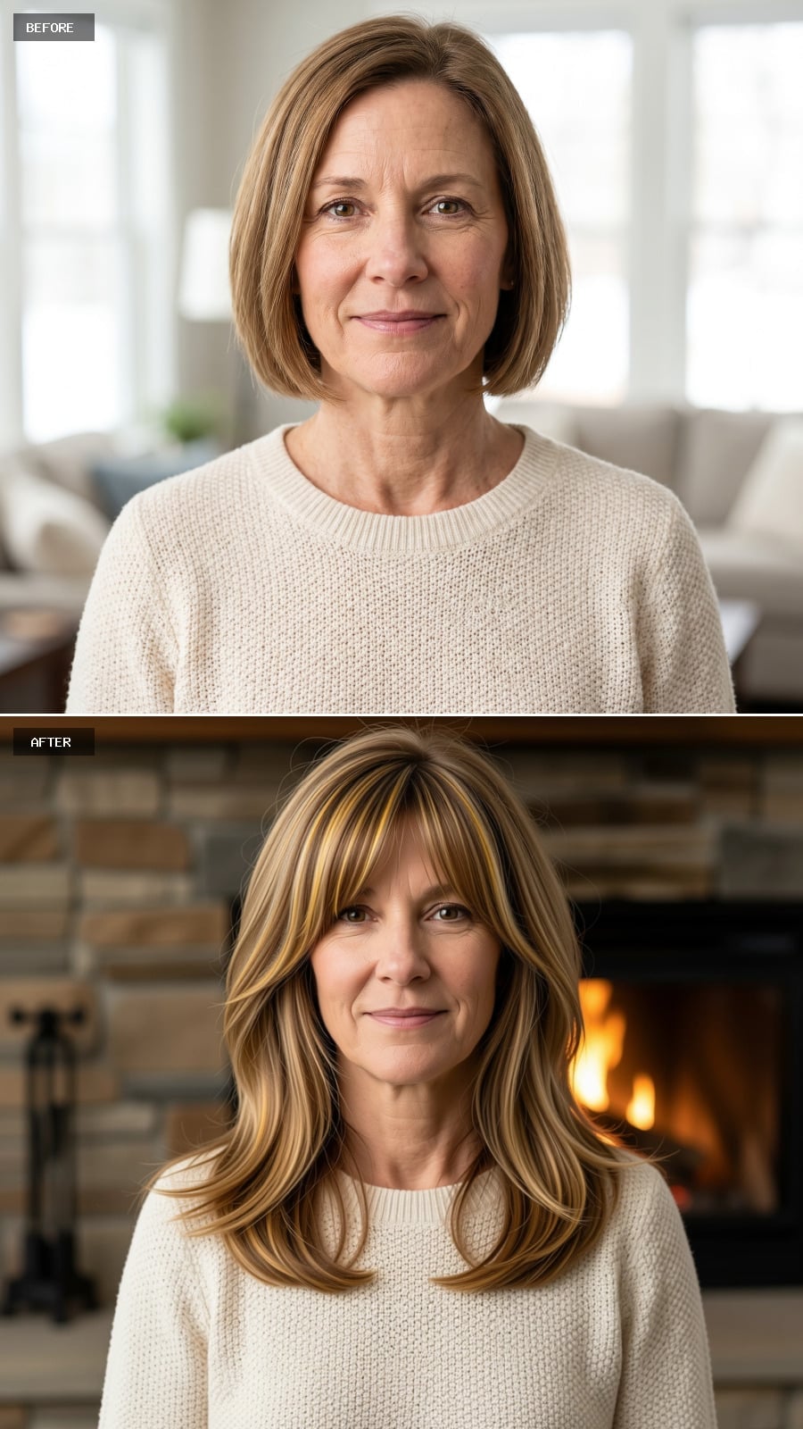 Directional Highlights Pull Focus Toward the Eyes