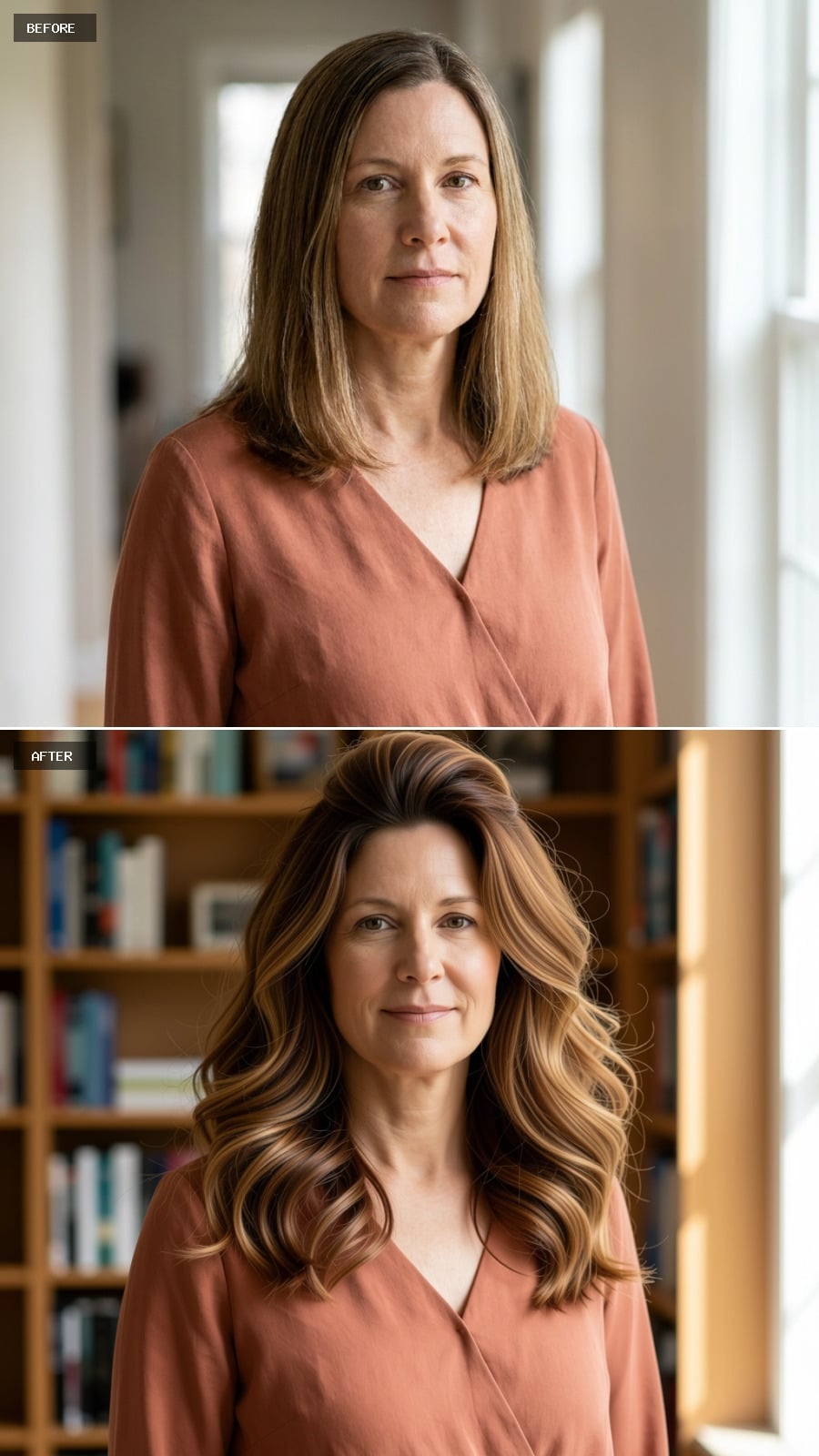 Large-Barrel Waves and Caramel Balayage Open the Silhouette
