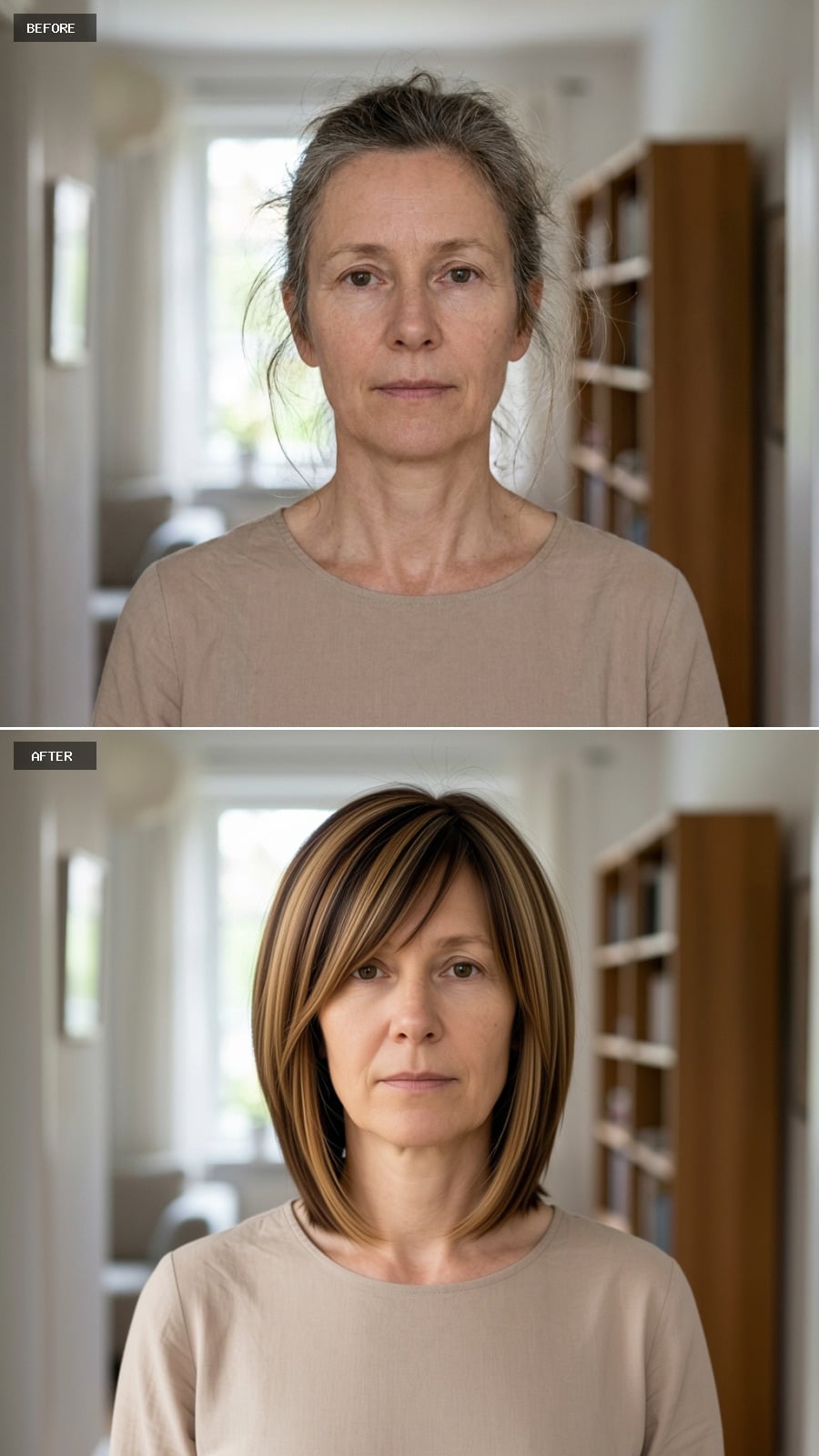 Bold Bob, Side-Swept Fringe, and Highlights That Actually Do Some Work