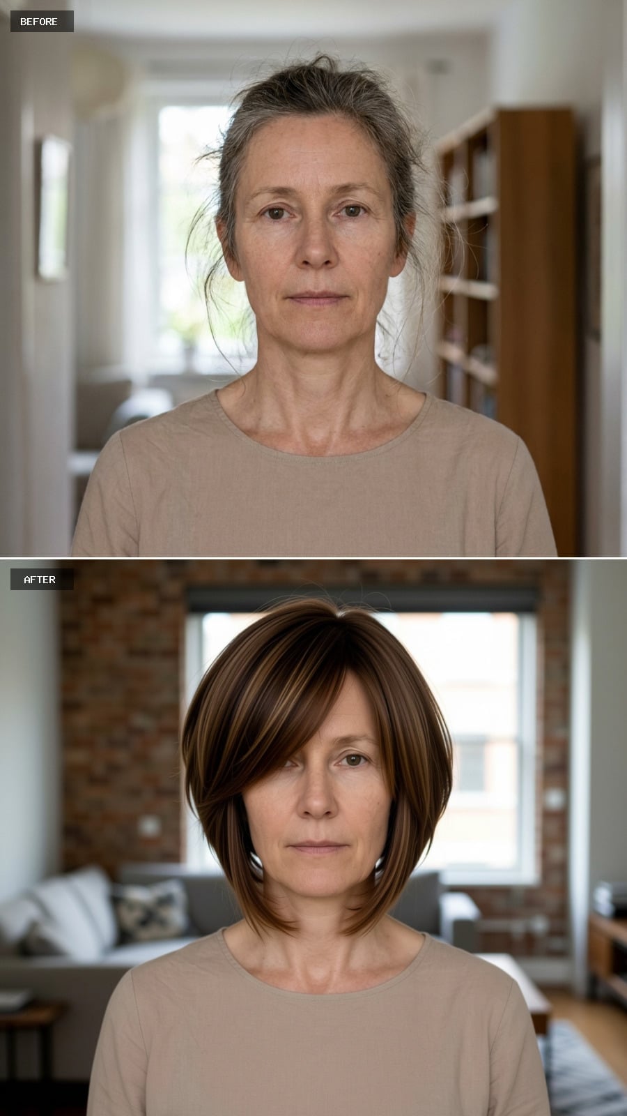A Warmer Chocolate Bob Angles Toward the Jaw