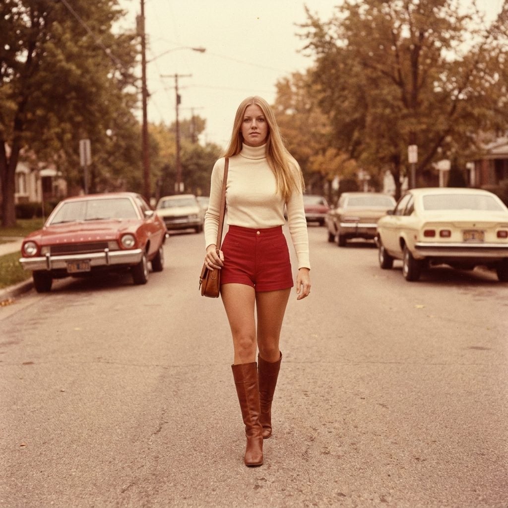 Hot Pants With Tall Boots You Wore Everywhere