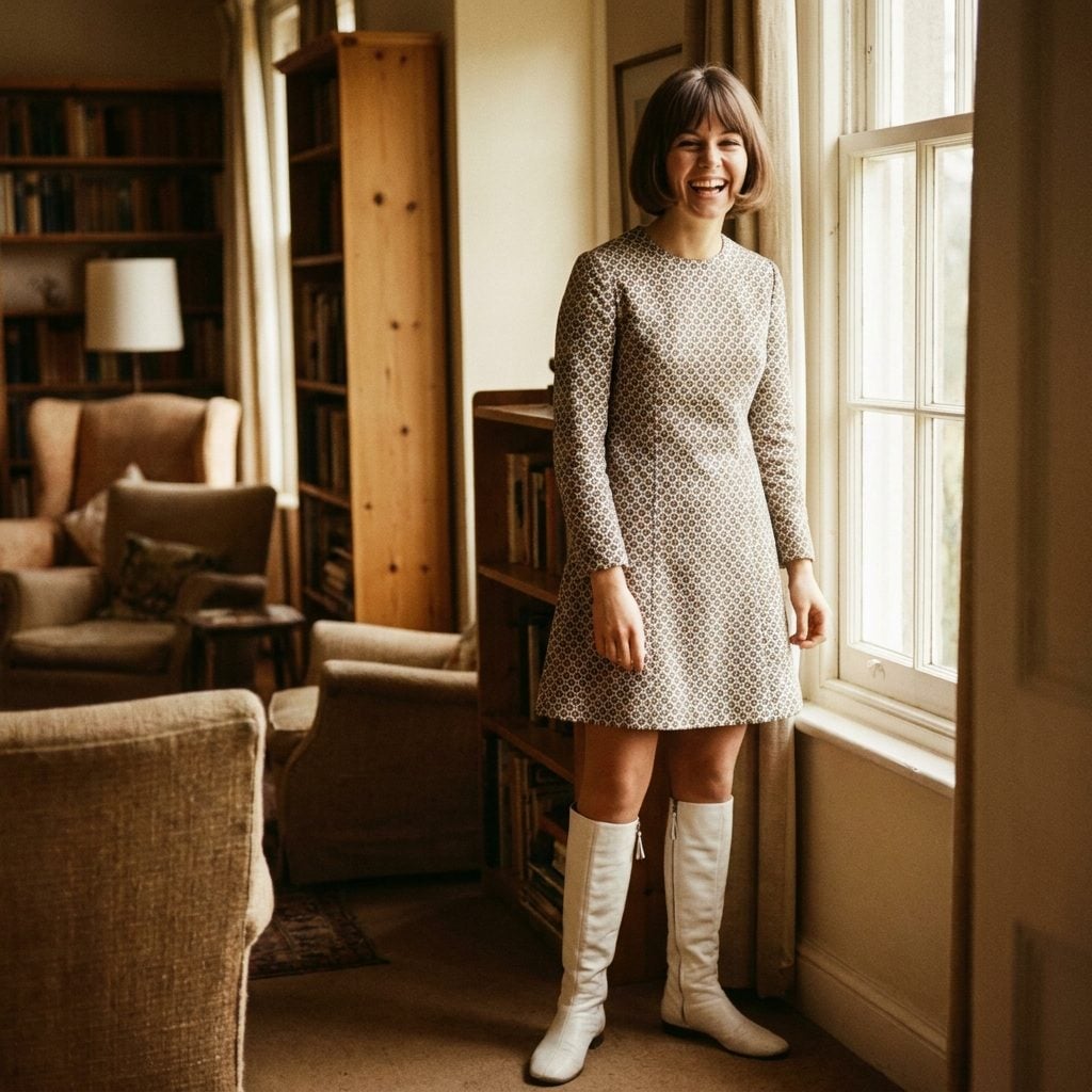 The Knee-High Flat White Boot With the Tiny Tassel, Every Young Teacher in 1967 Owned a Pair