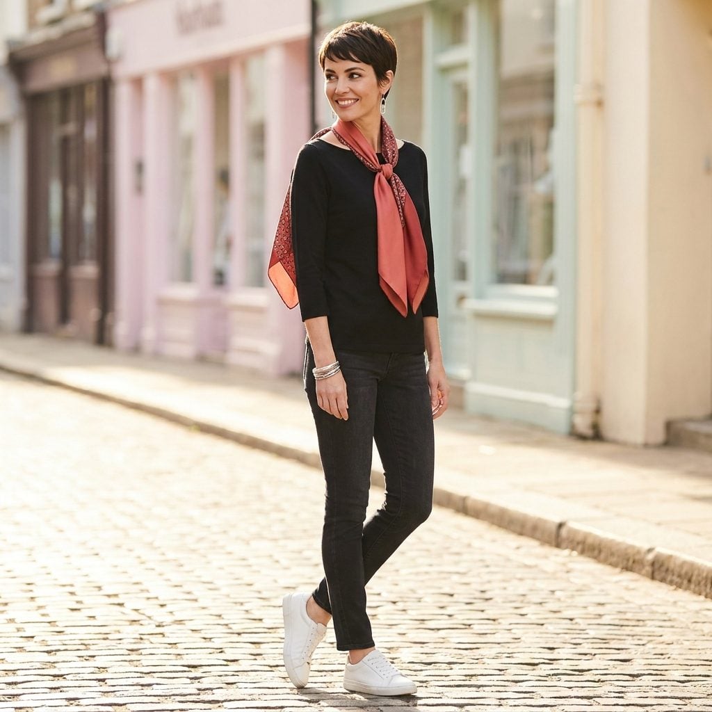 Knot It Around Your Neck With the Print Facing Backward
