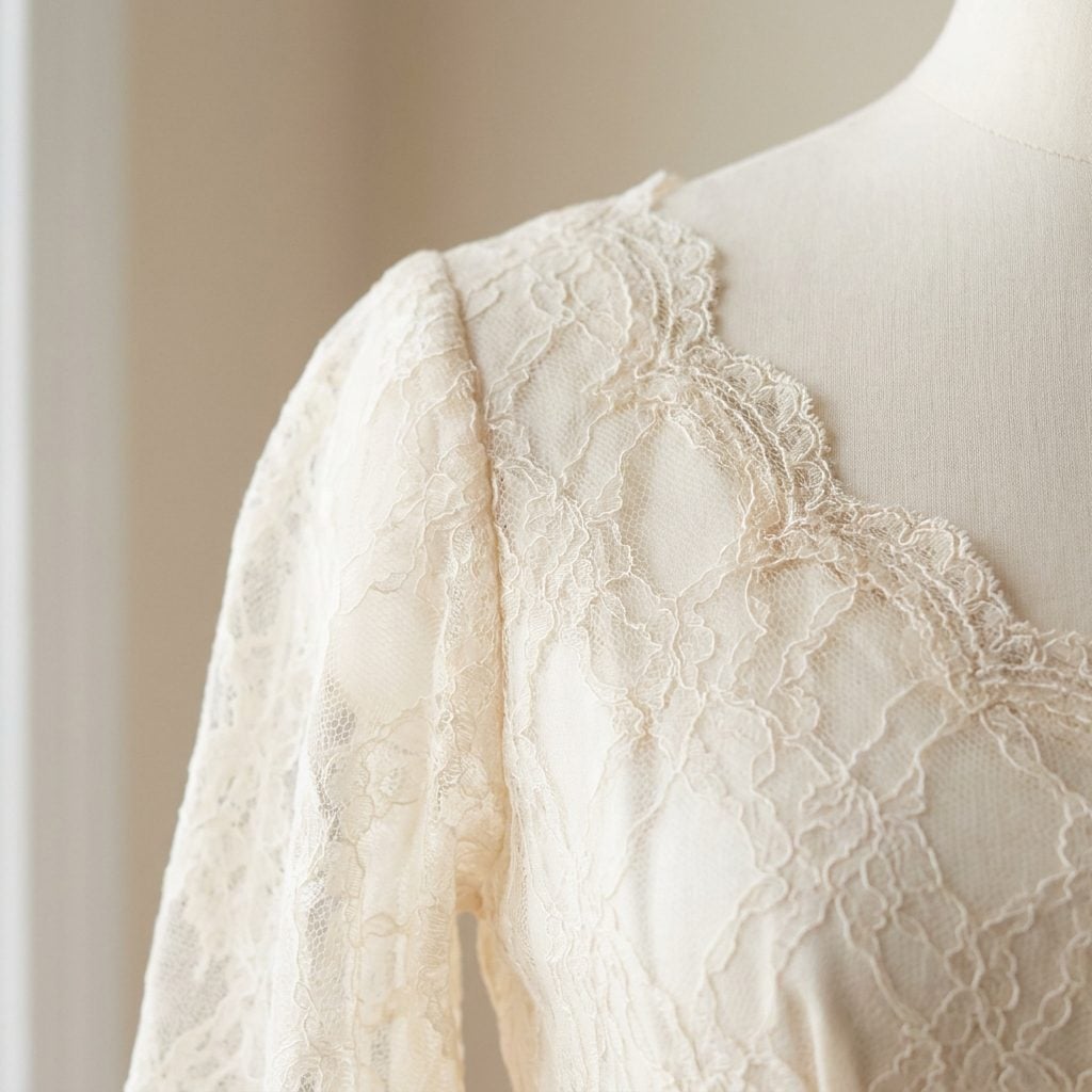 The Lace-Overlay Dress