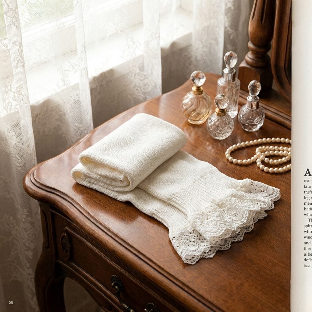 The Lace-Trimmed White Pair You Saved for Dressier Occasions