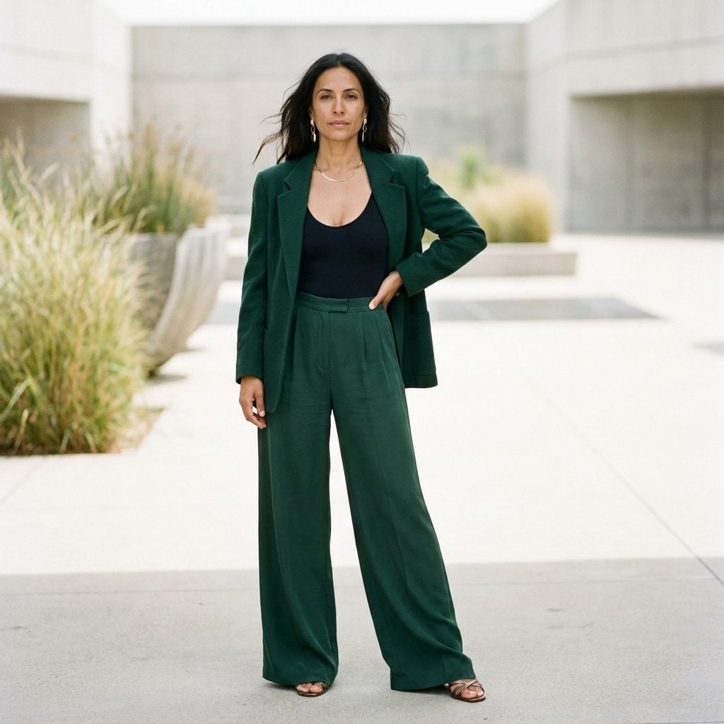 Layer It Over a Bodysuit and Palazzo Pants