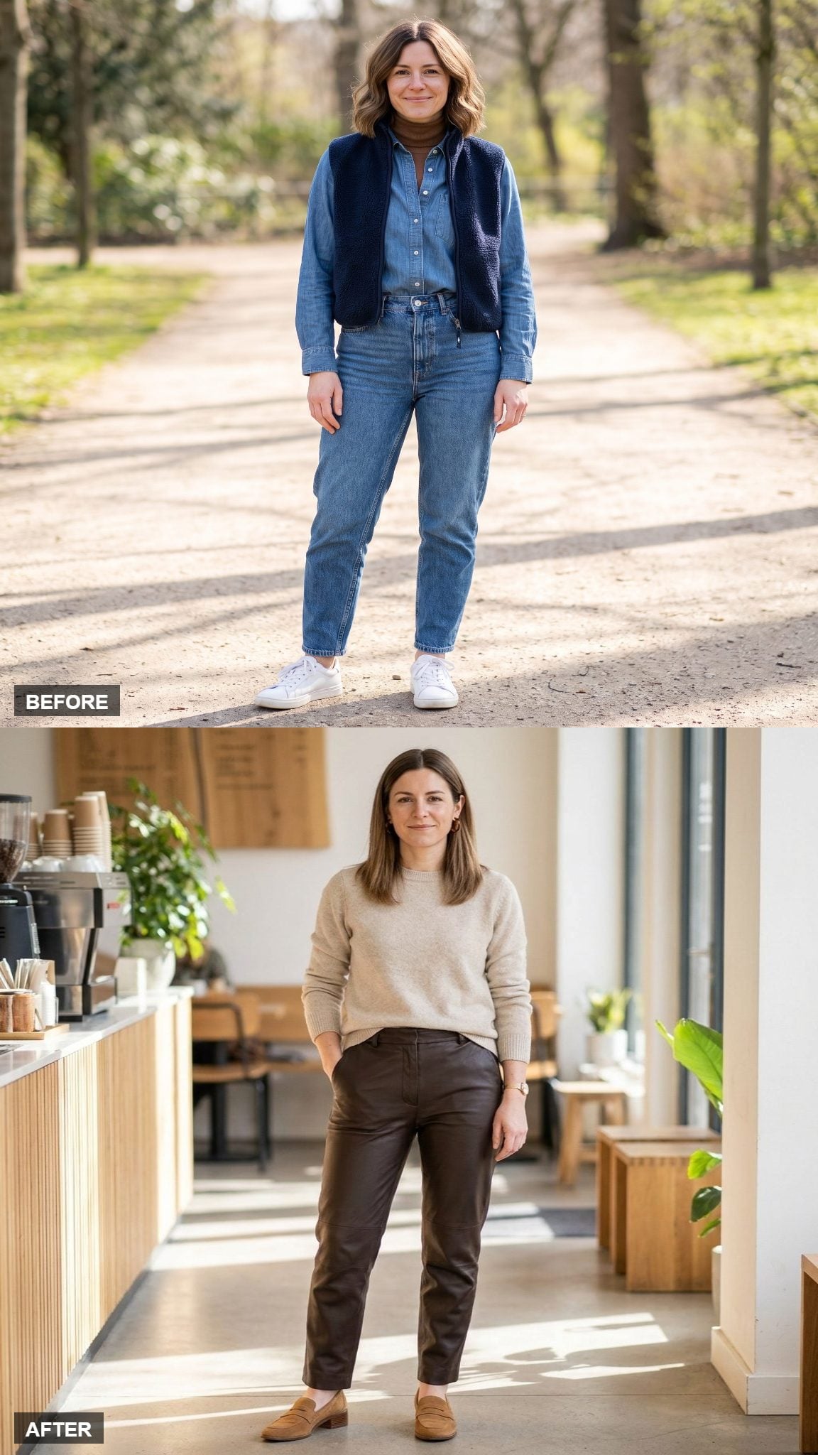The Leather Trouser, Softened for Daytime