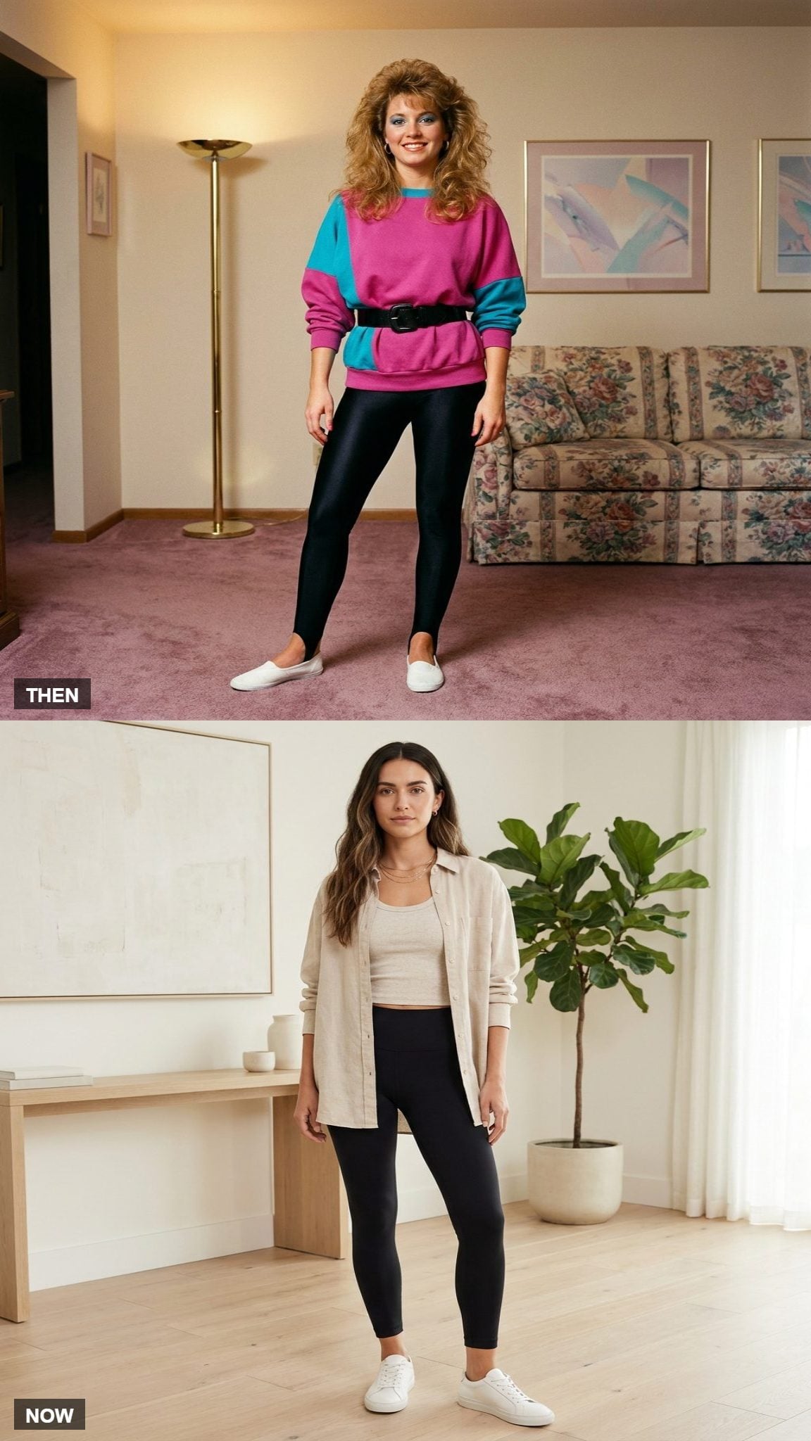 Leggings in 1985 Were Worn as Pants and Nobody Was Conflicted About It