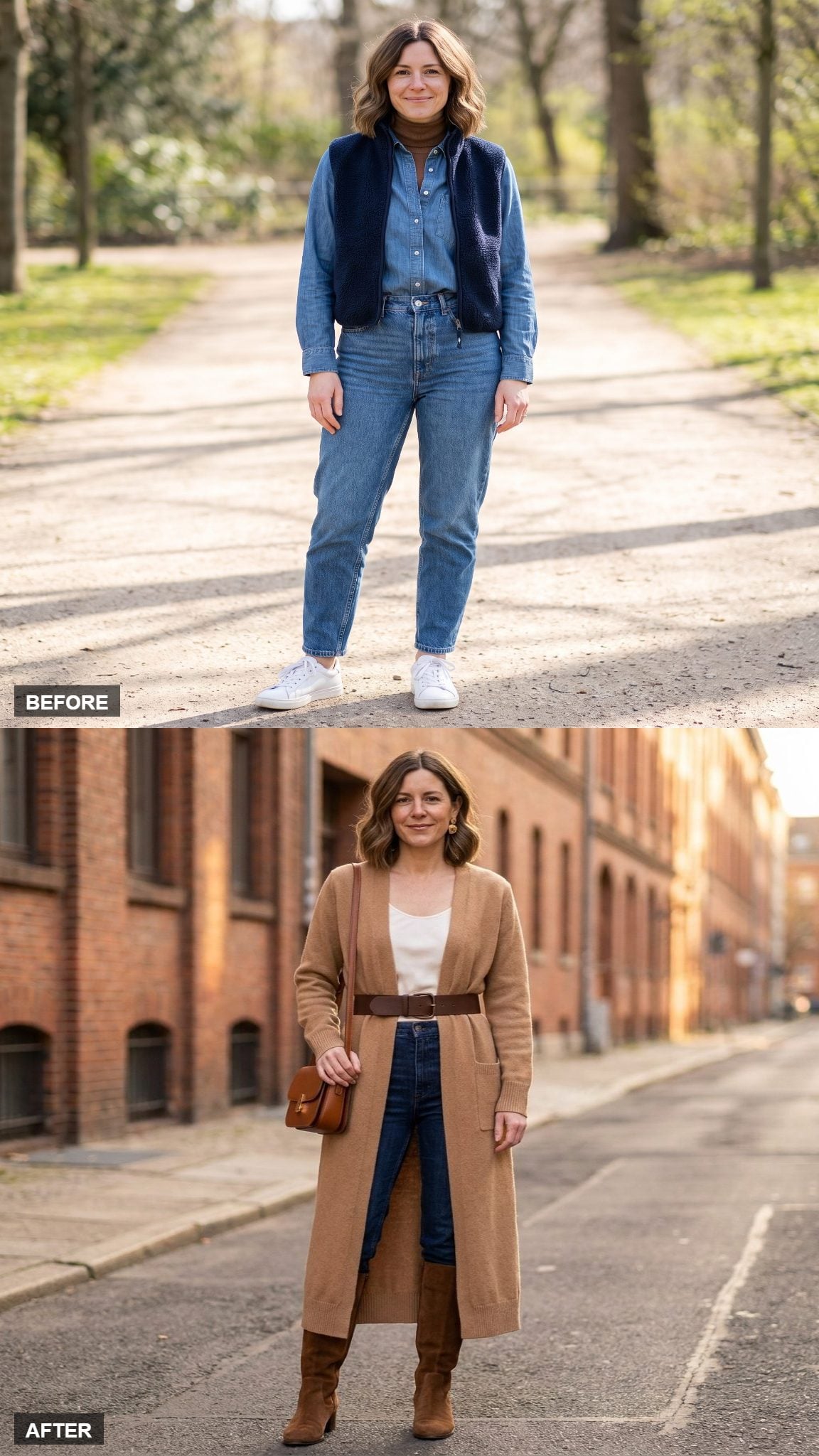 The Long Cardigan, Belted Like She Meant It