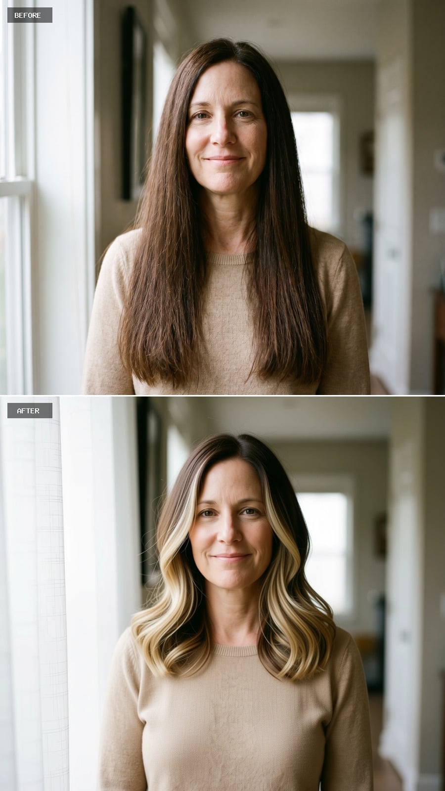 Balayage Ends, Loose Waves, and Her Face Just Got Its Best Frame in Decades