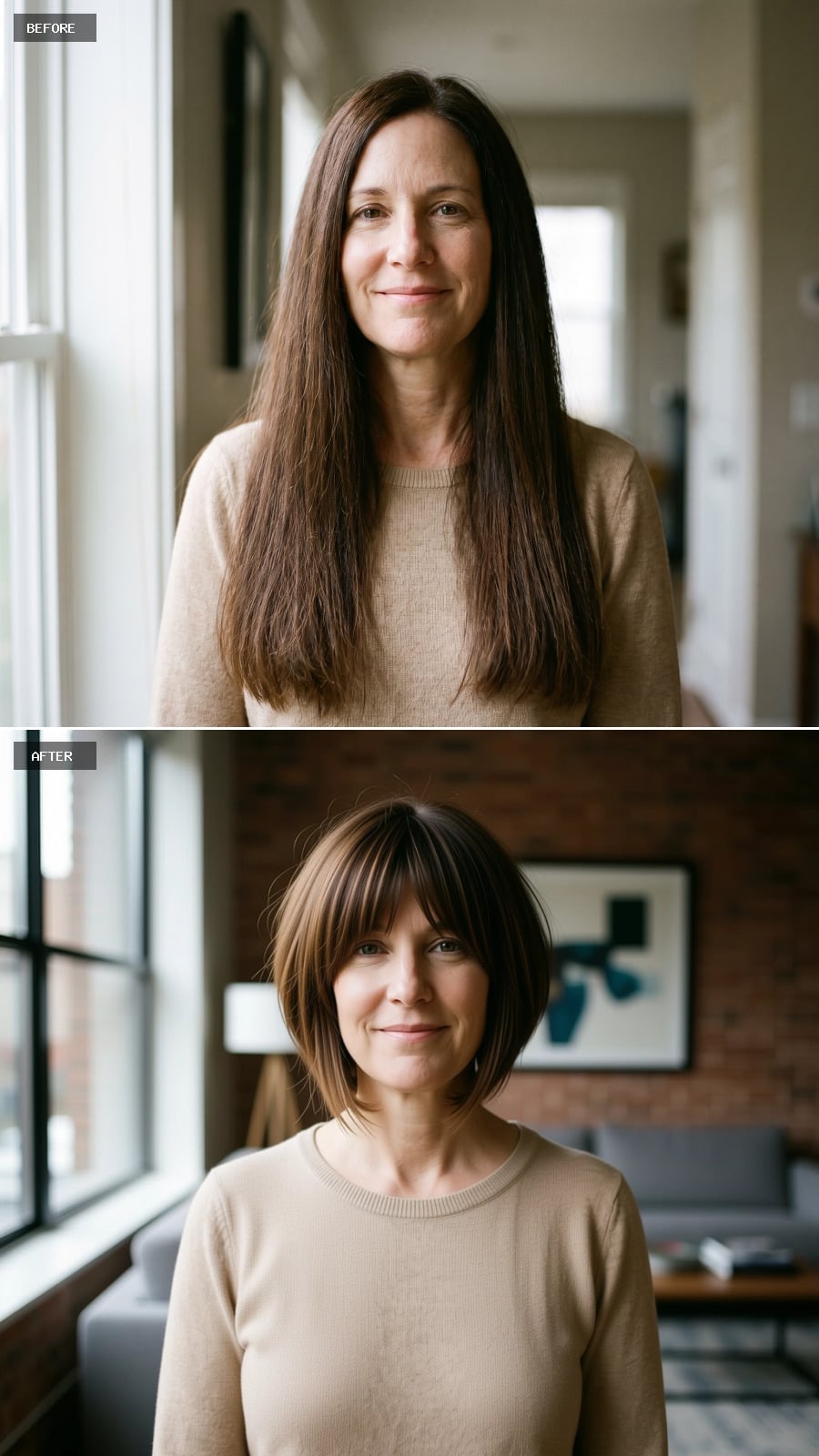 Bangs and a Bob Finally Let Her Face Do the Talking