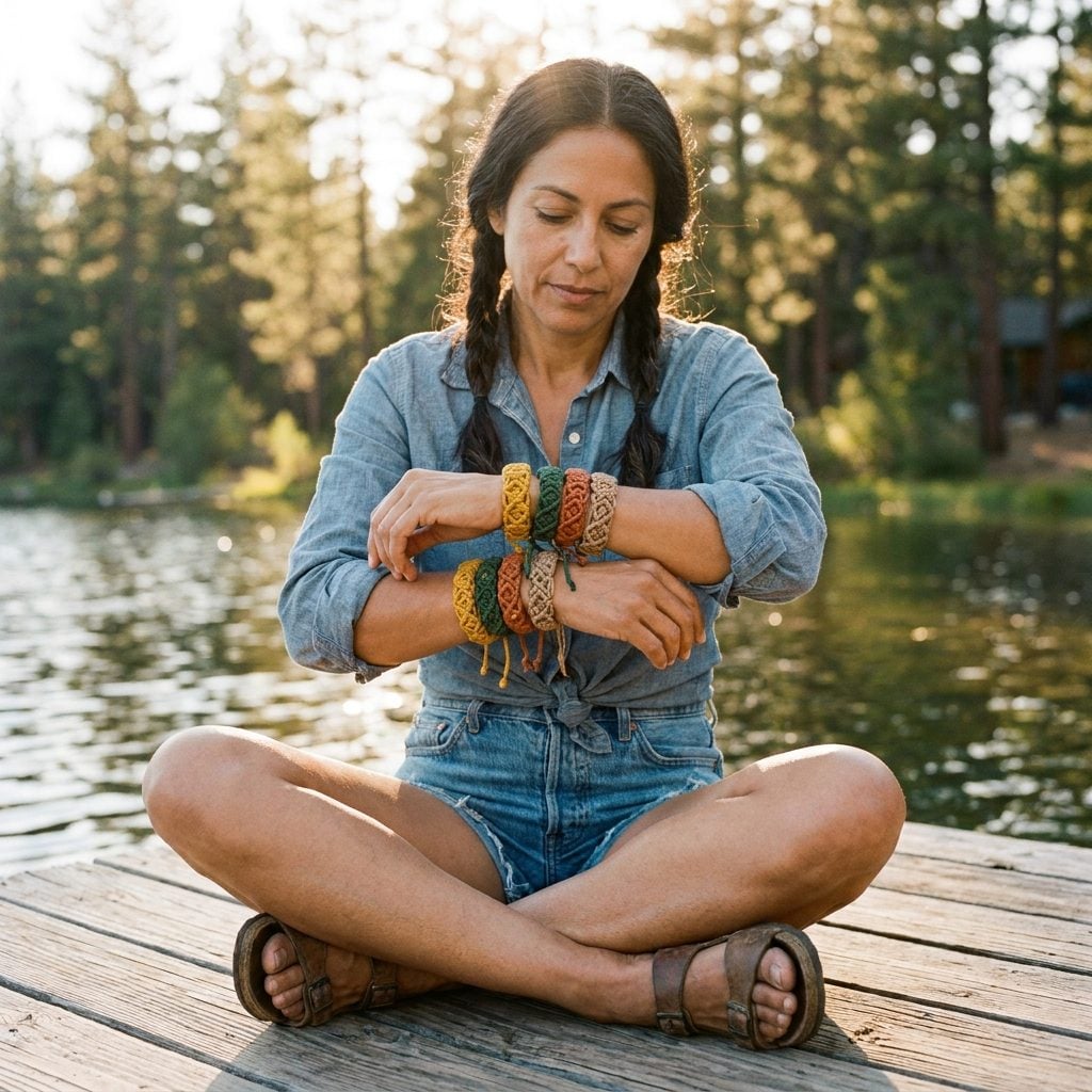The Macrame Friendship Bracelet Your Cabin Counselor Taught You at Summer Camp