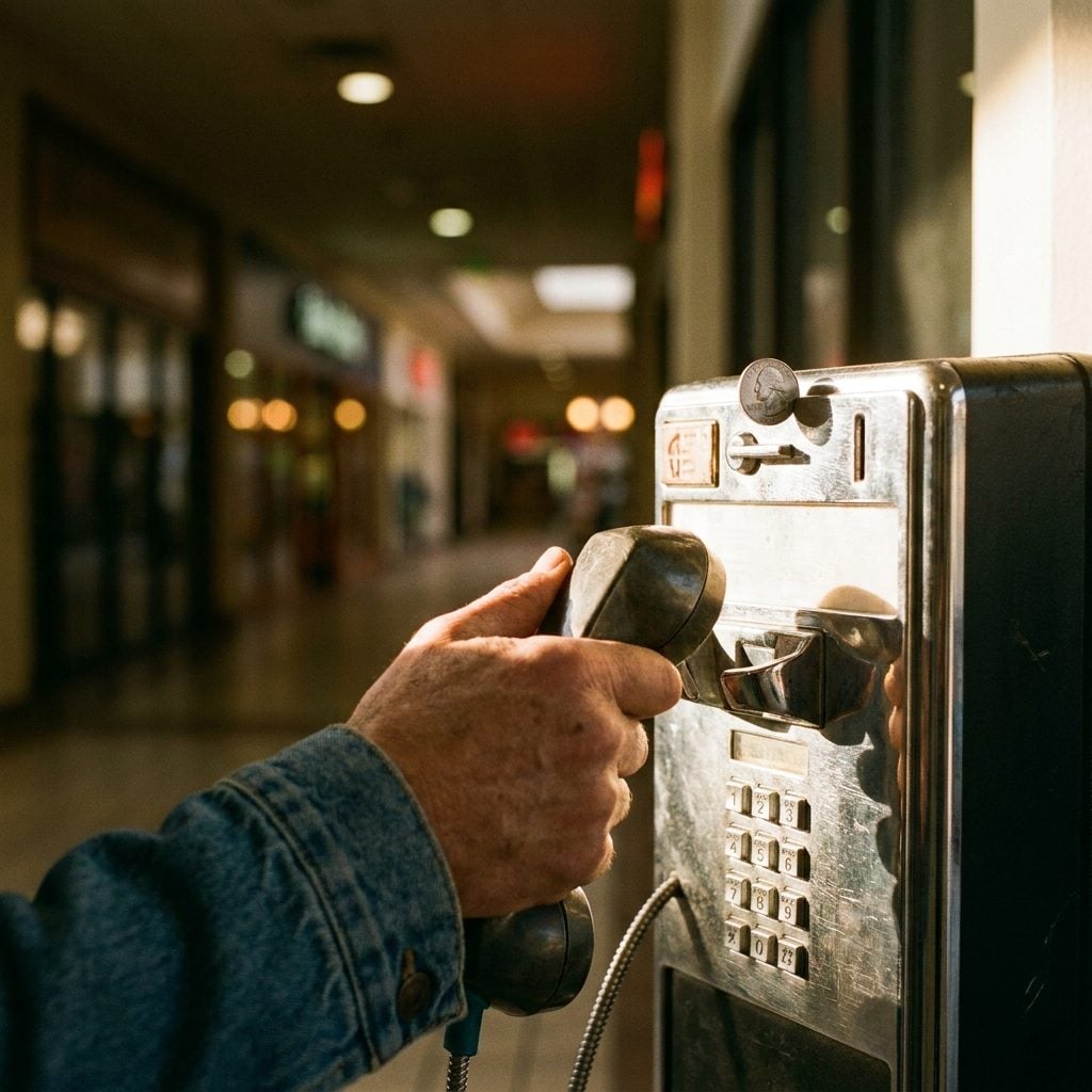 The Mall Pay Phone: A Quarter to Call Your Ride Home