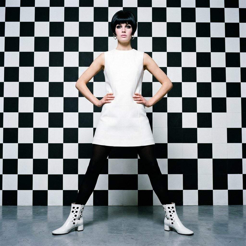 The Mary Quant Cutout Ankle Boot That Looked Like Op Art on Your Feet