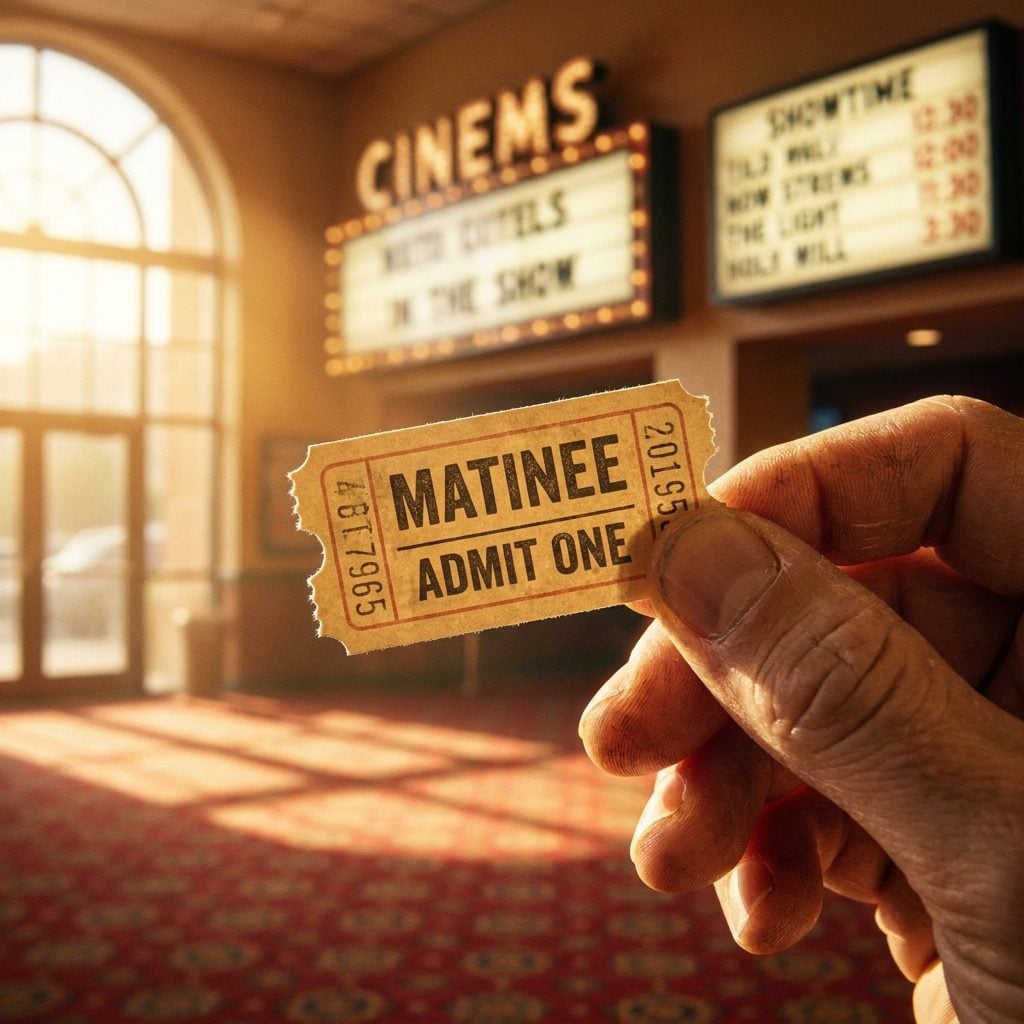 A Matinee Movie Ticket: About $4 in the 1990s