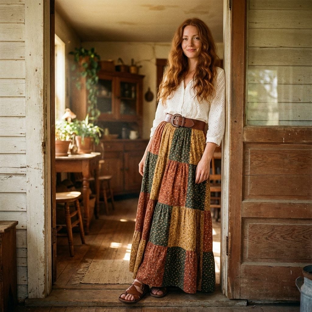 Patchwork Maxi Skirts Made From Every Print at Once