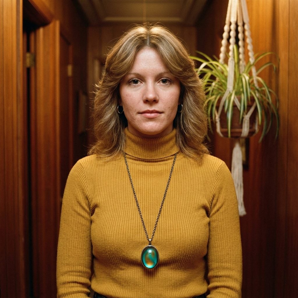 The Mood Ring Pendant on the Long Silver Chain You Wore Outside Your Turtleneck