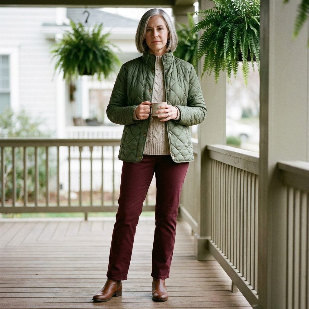 The Moss-Green Quilted Nylon That Whispered When You Walked