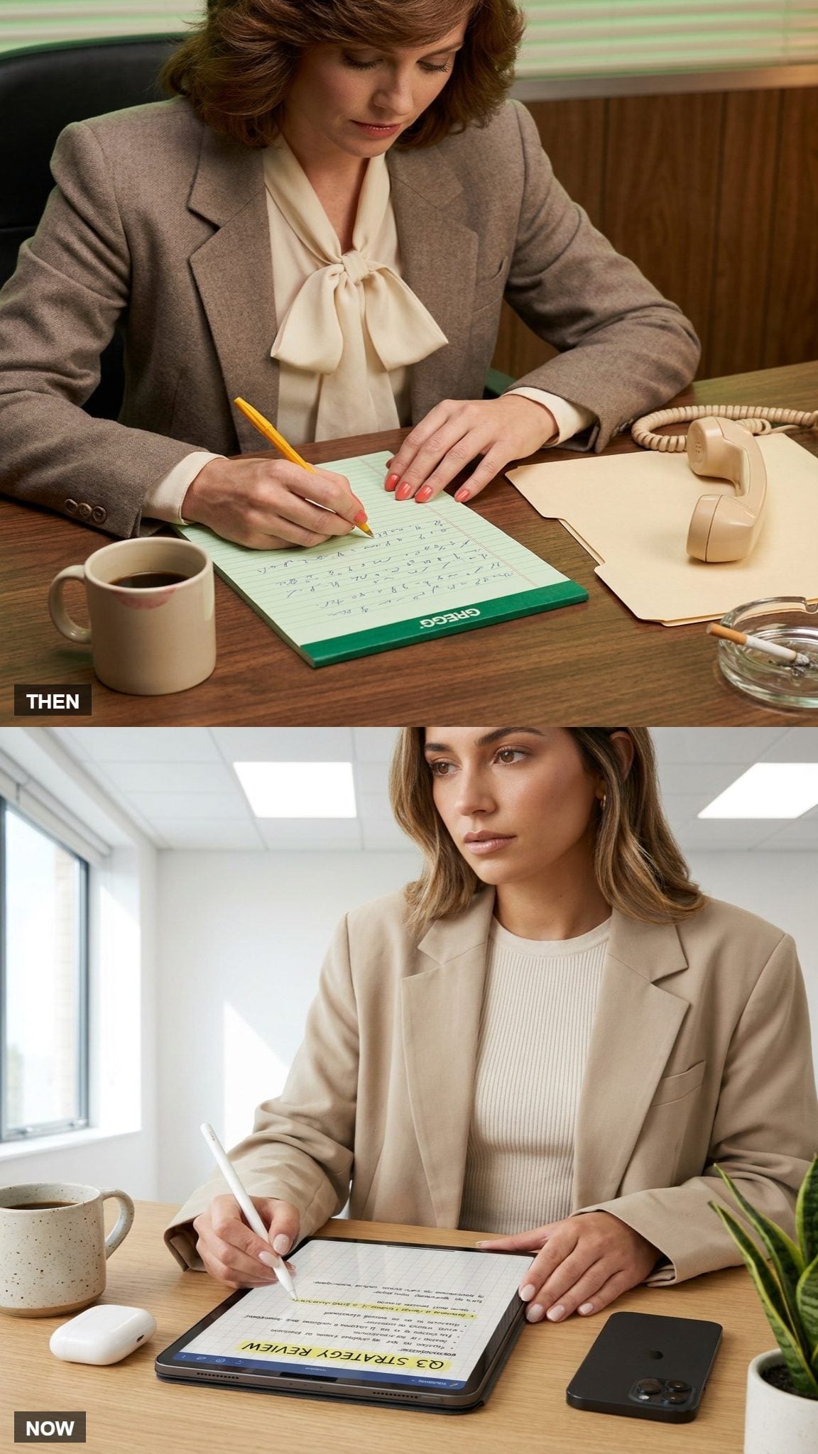 The Note-Taking Method: Steno Pad and Shorthand in 1980, Tablet and Stylus Now