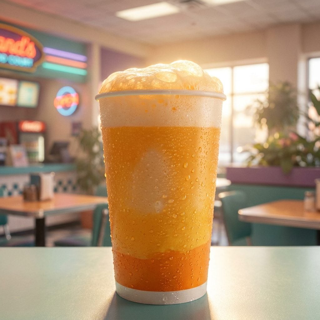 An Orange Julius: Roughly $1.75
