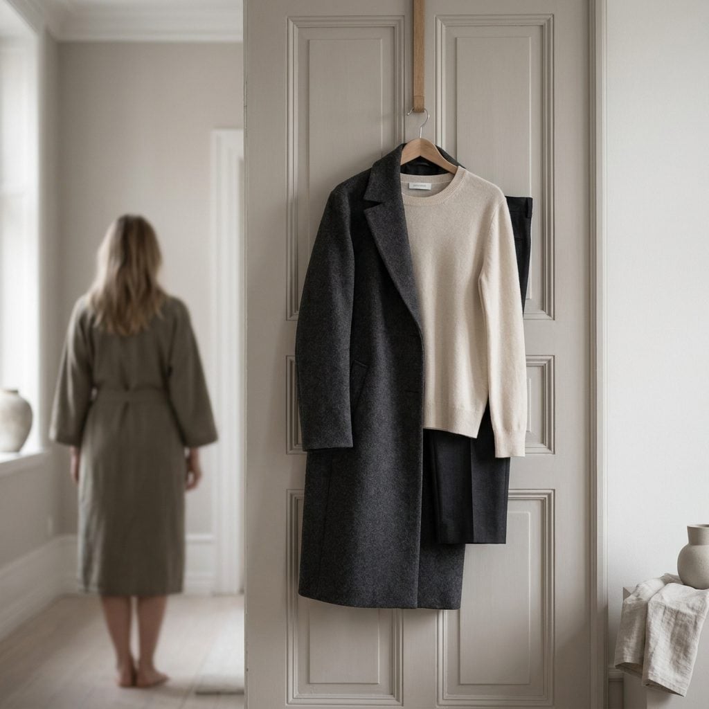 The Outfit Is Waiting Before the Robe Comes Off