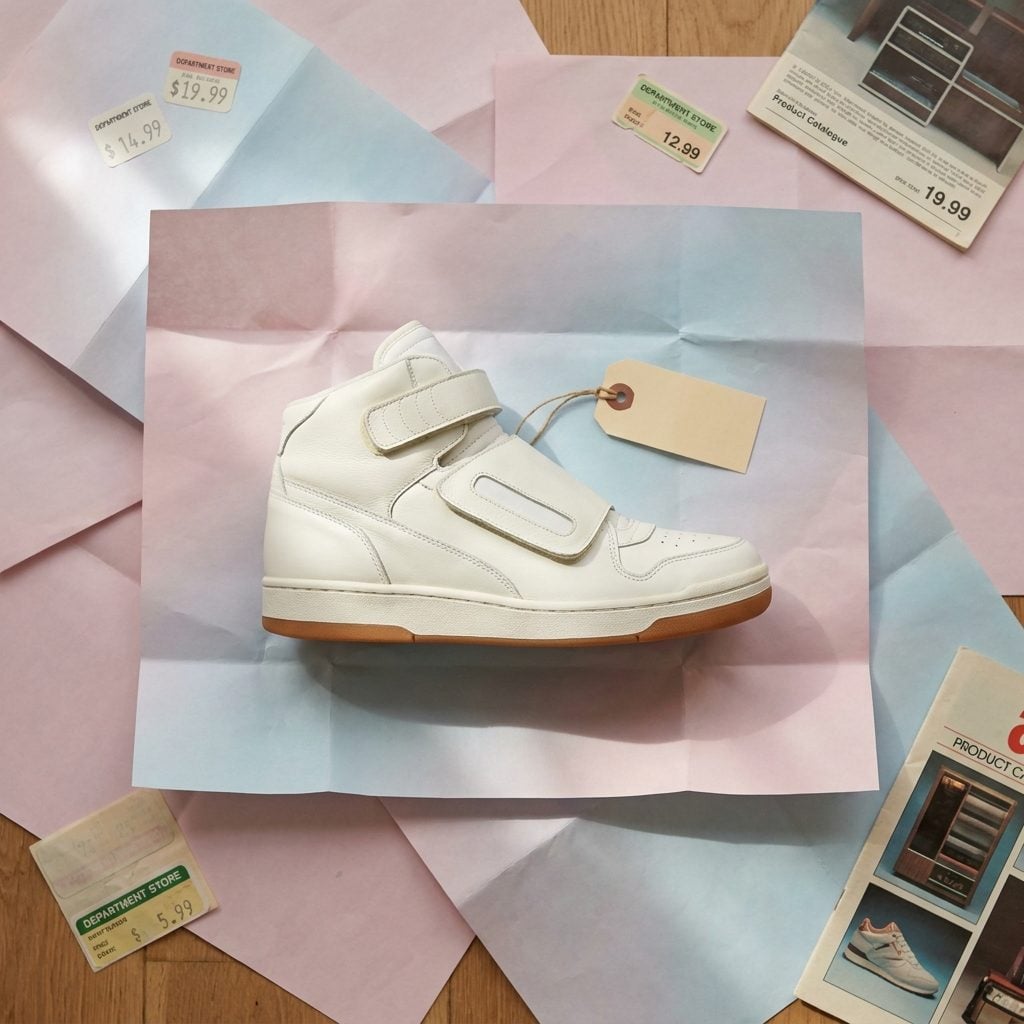 A Pair of White Reeboks: About $35 in the 1980s
