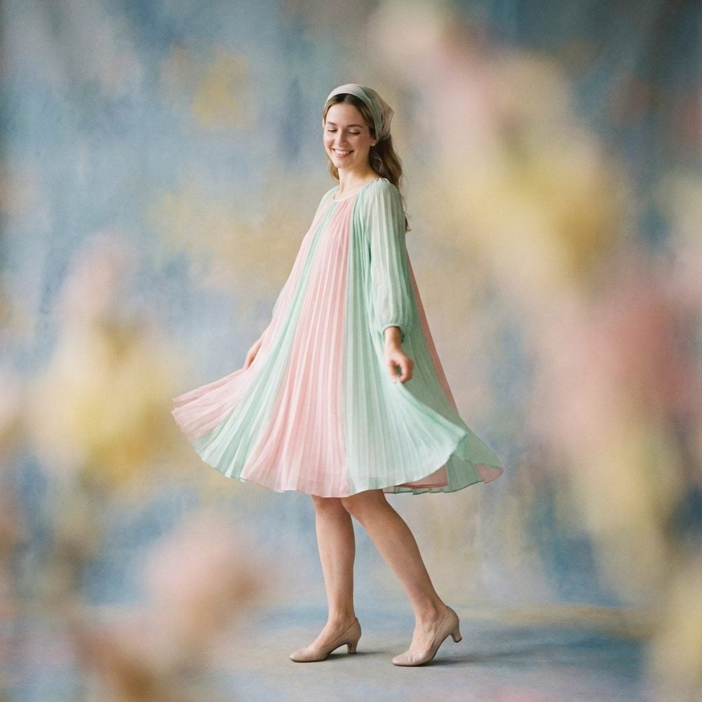 The Pastel Swing Dress
