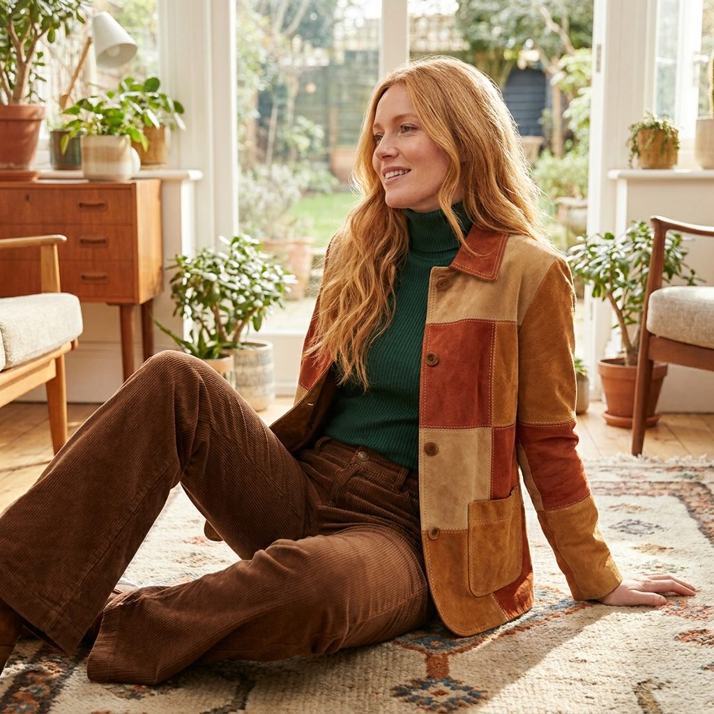 The Patchwork Suede That Looked Handmade on Purpose