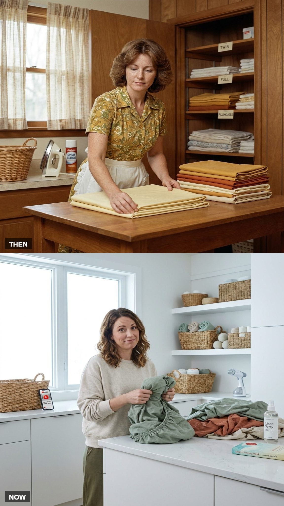 The Person Who Folds Fitted Sheets Perfectly Grew Up in a House That Expected It