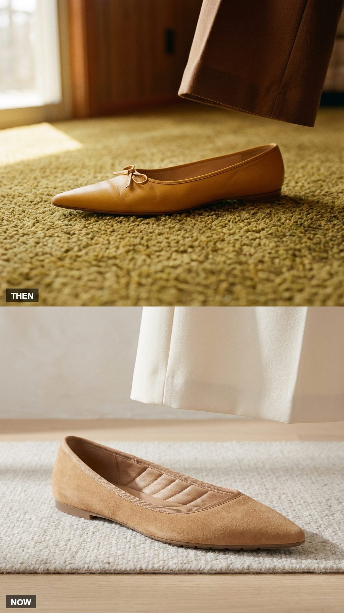 The Pointed-Toe Flat: The 1970s Version That Was Actually Uncomfortable vs. the One That Isn't