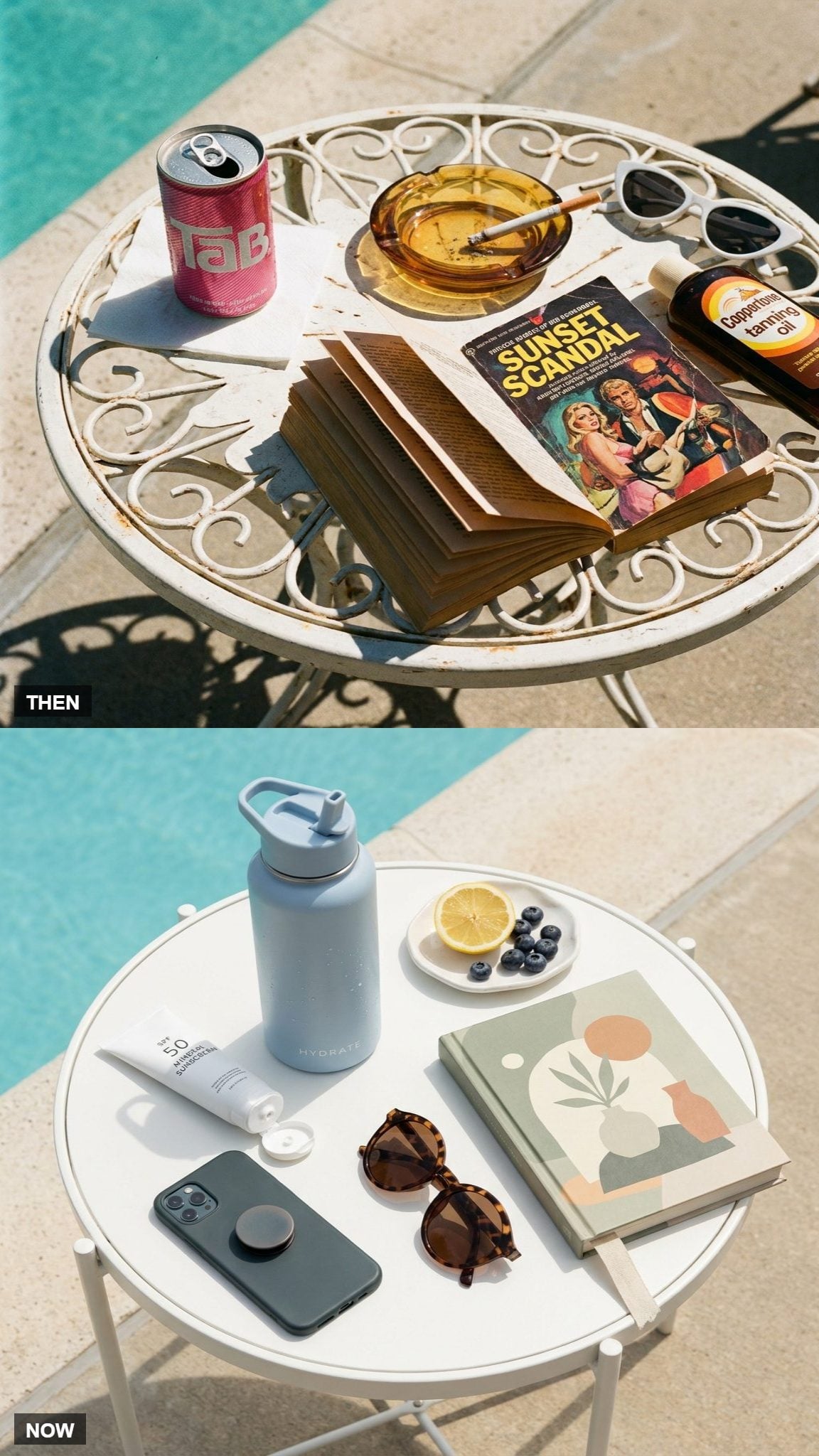 The Poolside Drink: Tab in a Can vs. Electrolyte in a Bottle