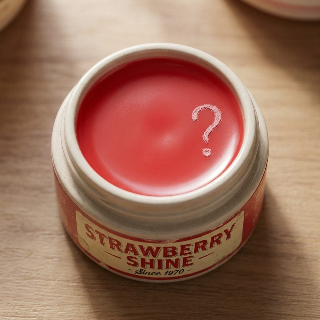 The Pot of Strawberry Gloss With the Little Spatula You Immediately Lost