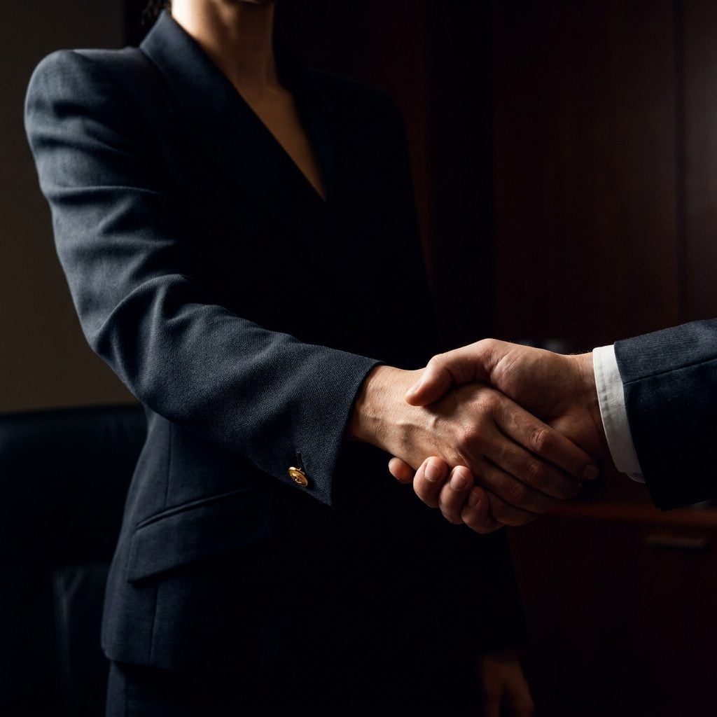 The Power Handshake You Practiced Before the Meeting