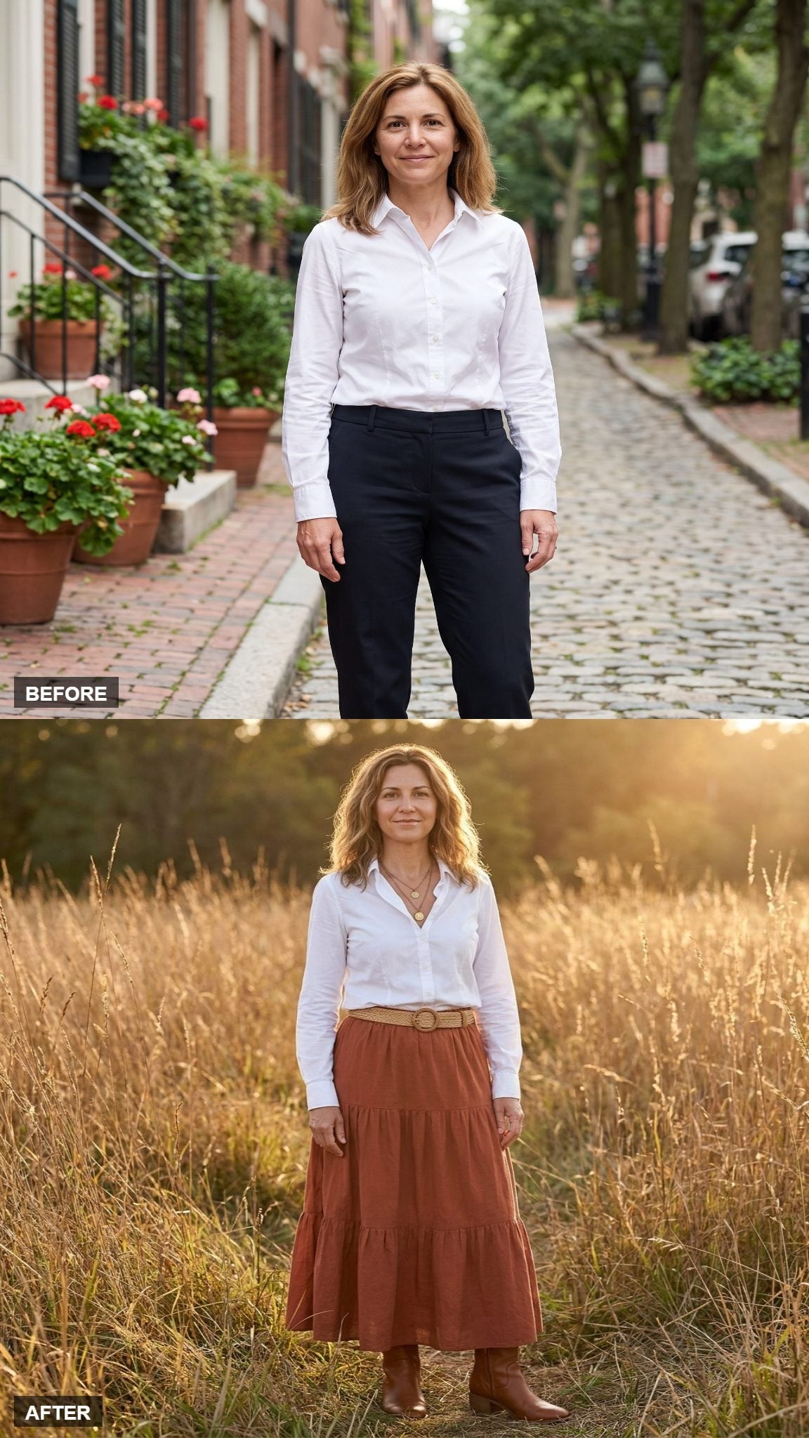 Prairie Softness With a Tiered Maxi and Ankle Boots