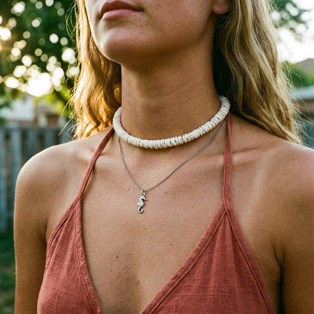 The Puka Shell Choker You Kept Wearing Long After You Came Home From the Beach