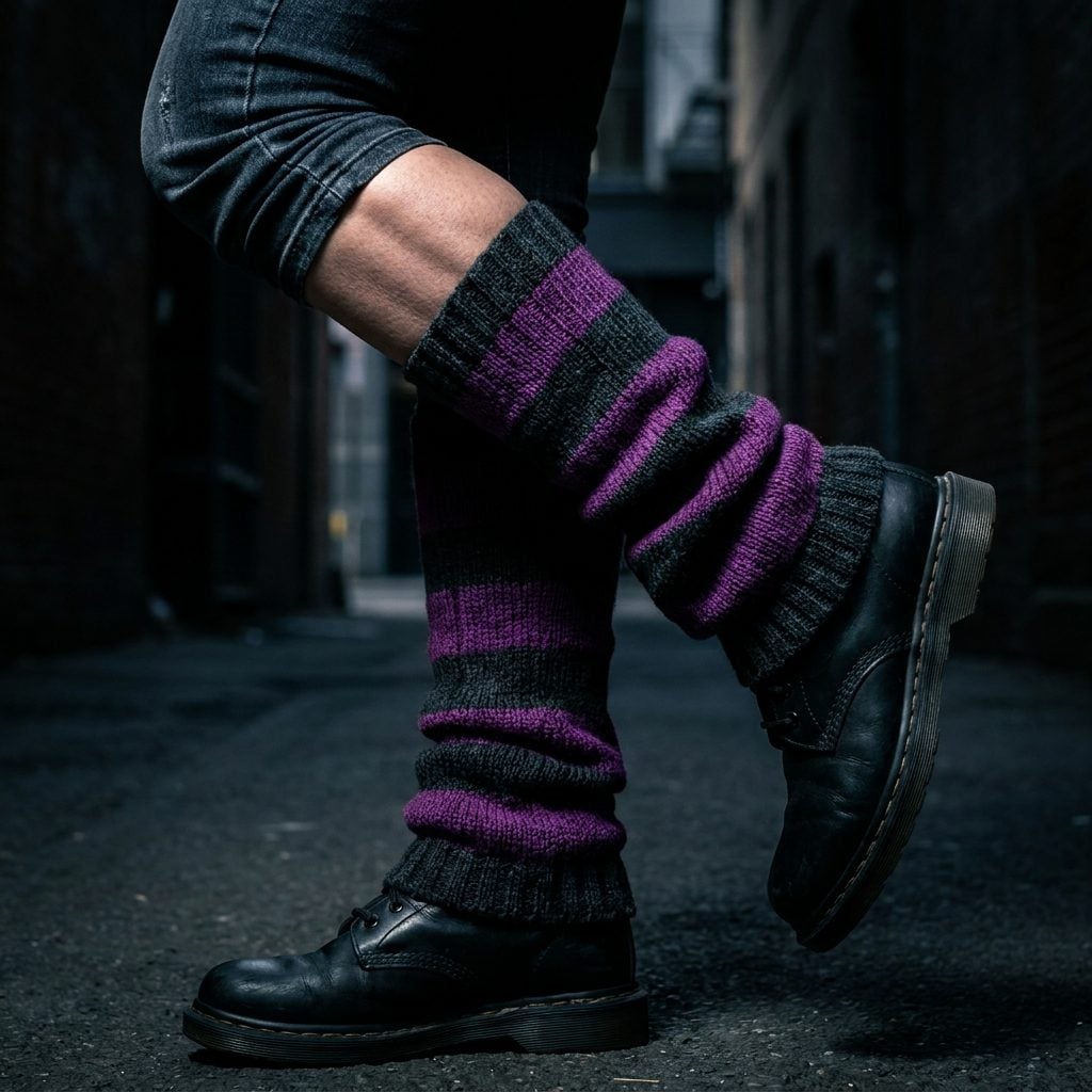 The Purple and Black Striped Pair That Was the Whole Personality