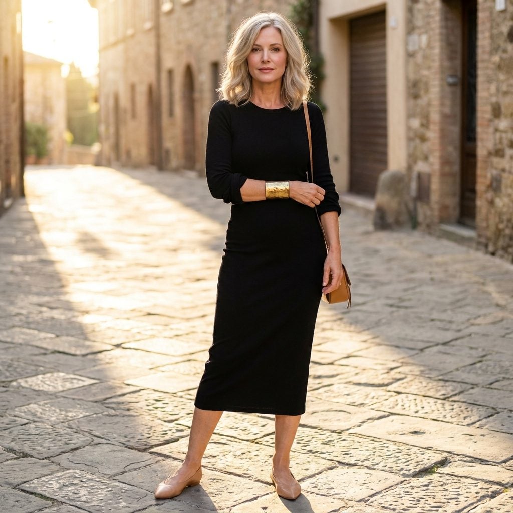 Push the Sleeves Up and Add One Wide Cuff at the Wrist