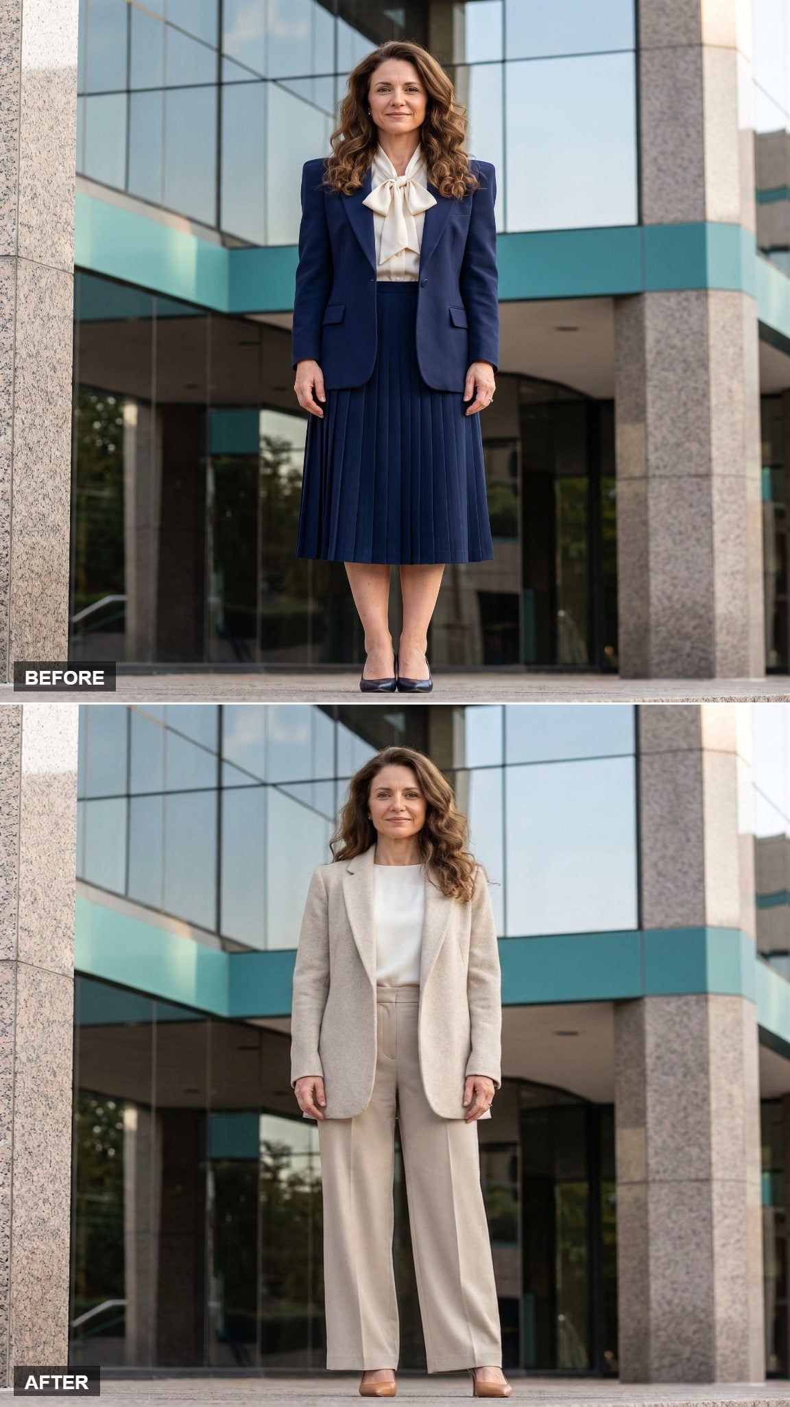 The Quiet Boardroom in Oatmeal and Bone