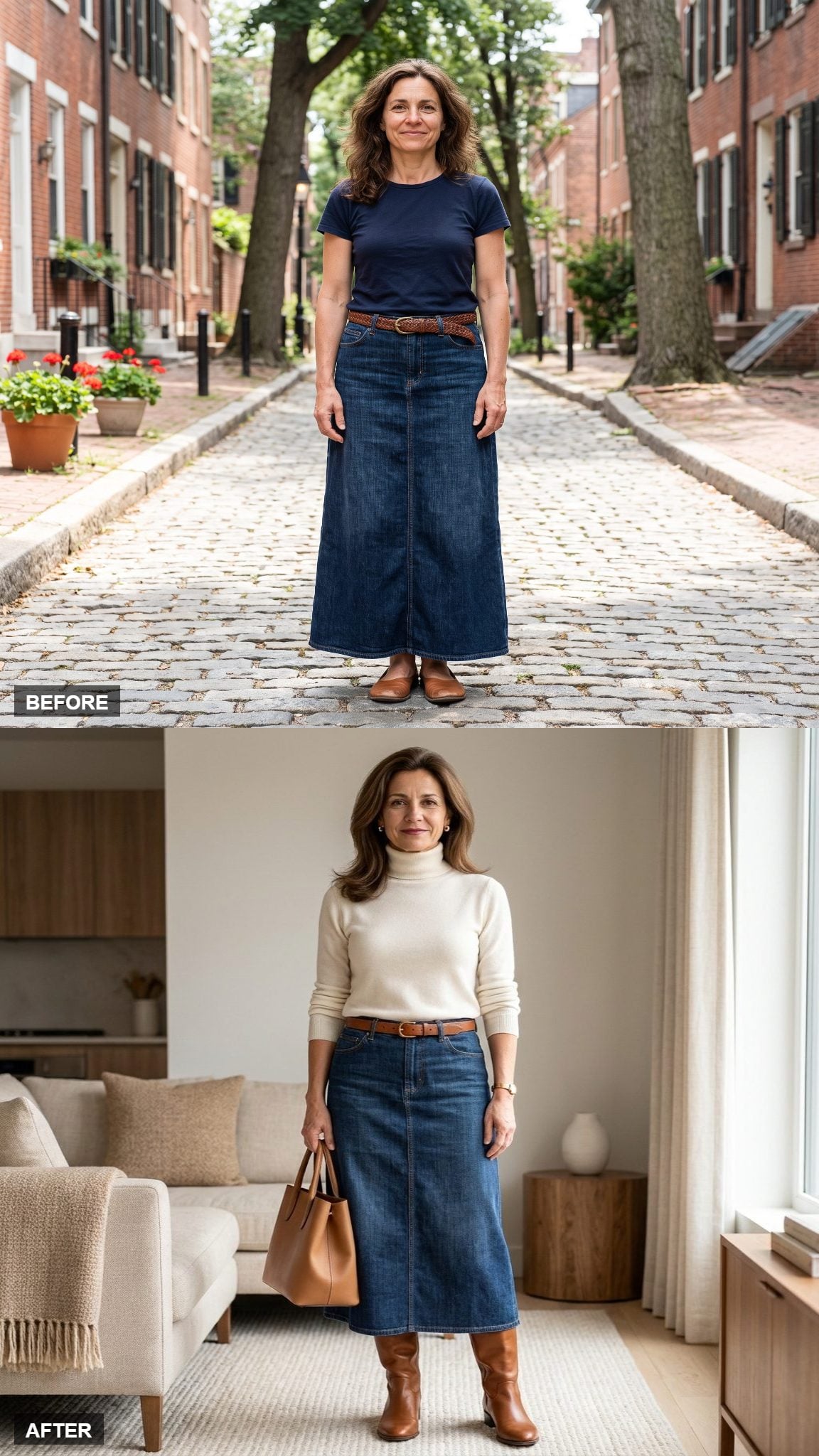 Cashmere and Denim: An Unlikely Pairing That Works