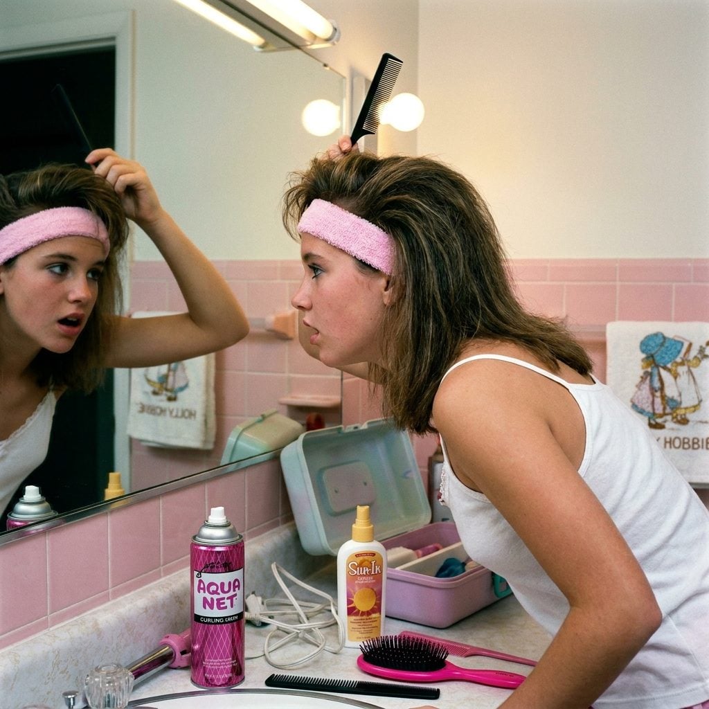 The Rat-Tail Comb That Lived on the Bathroom Counter for the Teasing