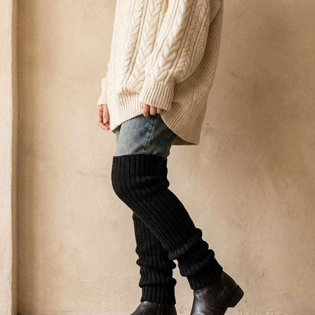The Ribbed Black Pair That Somehow Made Everything Look Like an Outfit