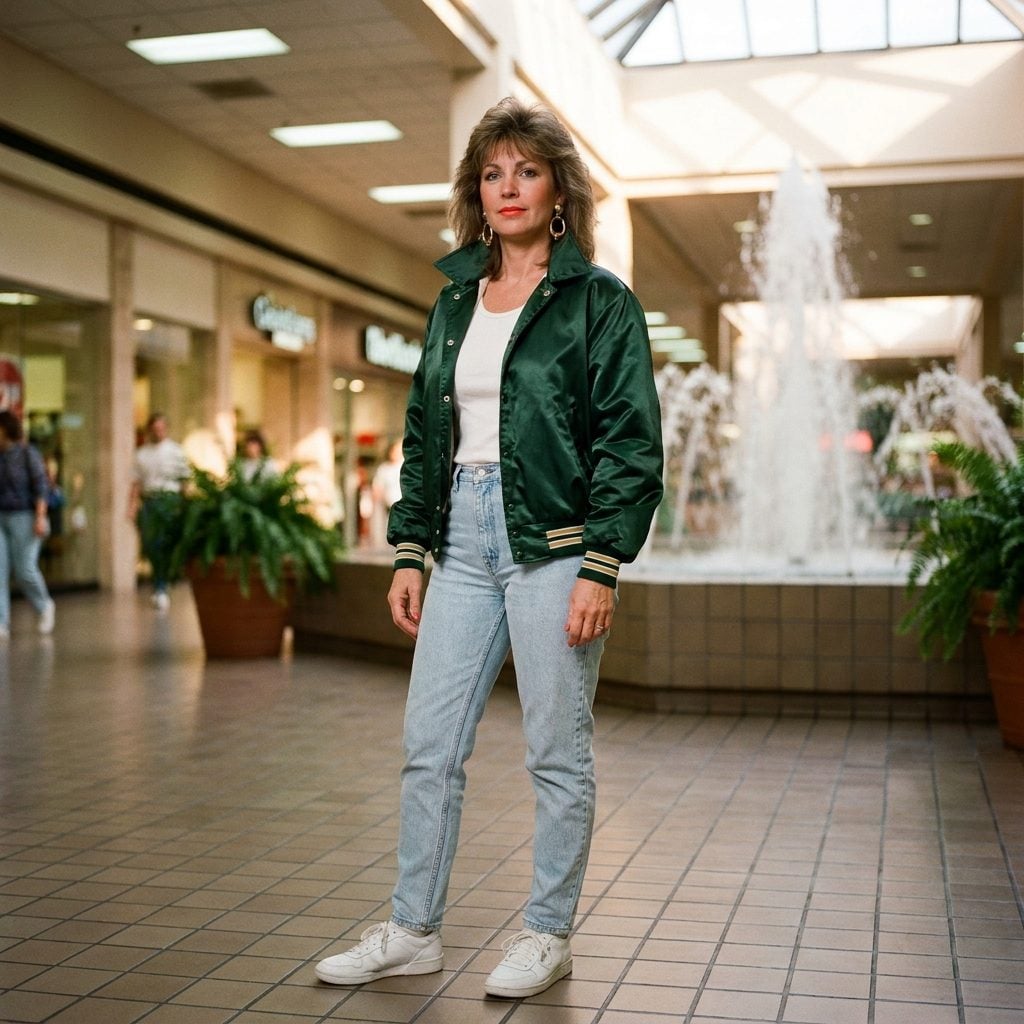 The Satin Jacket With the Fold-Down Collar You Popped Every Single Time