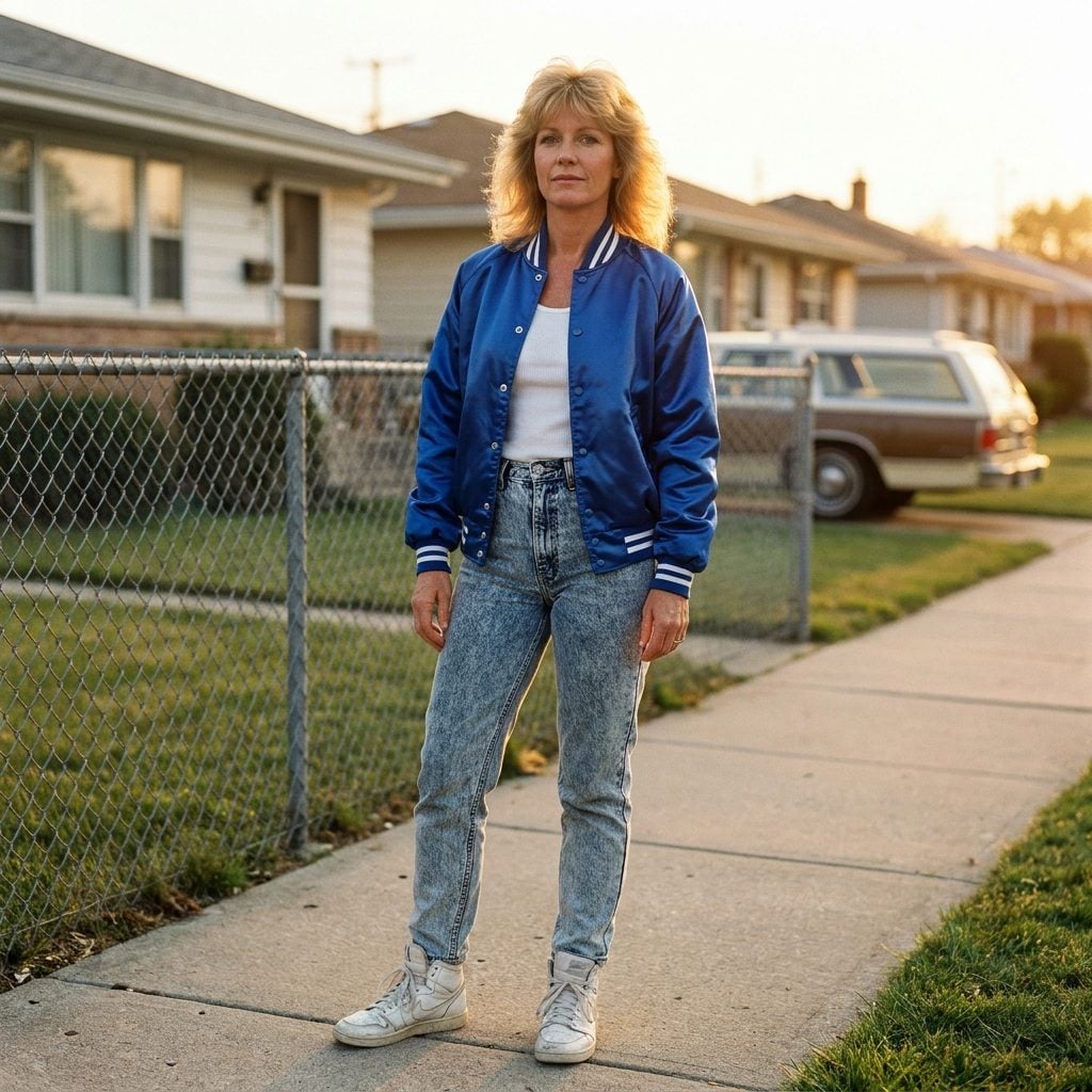 The Satin Jacket With a Snap Front Instead of a Zipper, Because You Wanted to Wear It Half-Open Anyway
