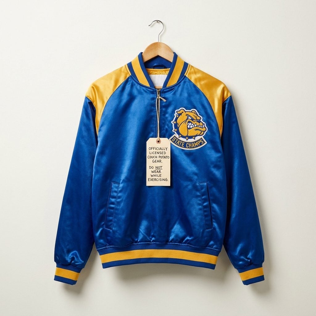 The Satin Starter Jacket That Wasn't Technically a Varsity Jacket But We're Counting It