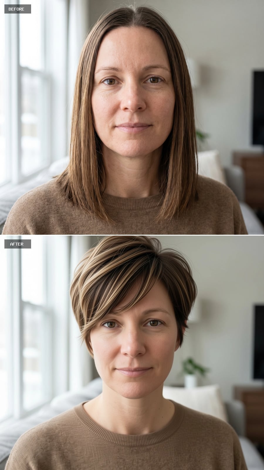 Highlights Cut Short and Placed Like They Were Planned That Way