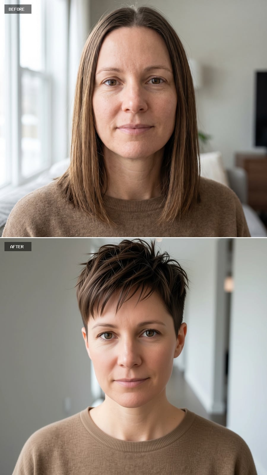 Pixie Cut, Dark Enough to Mean It, Textured Enough to Stay Modern